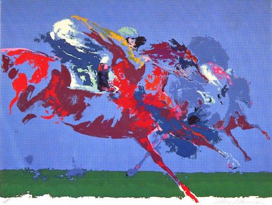 Leroy Neiman In The Stretch